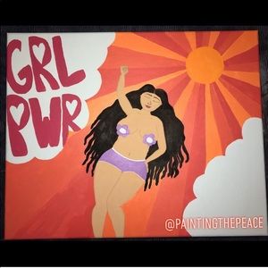 Girl power painting